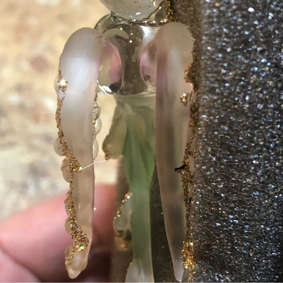 Unique Treasures Hand Made, Hand Spun Multi-Color Glass Angel Ornament - Picture 7 of 11